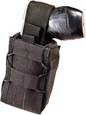 High Speed Gear Stun Gun Taco Holster | Fits X26 and X2 Tasers | MOLLE Compatible for PALS, Battle Belts and More
