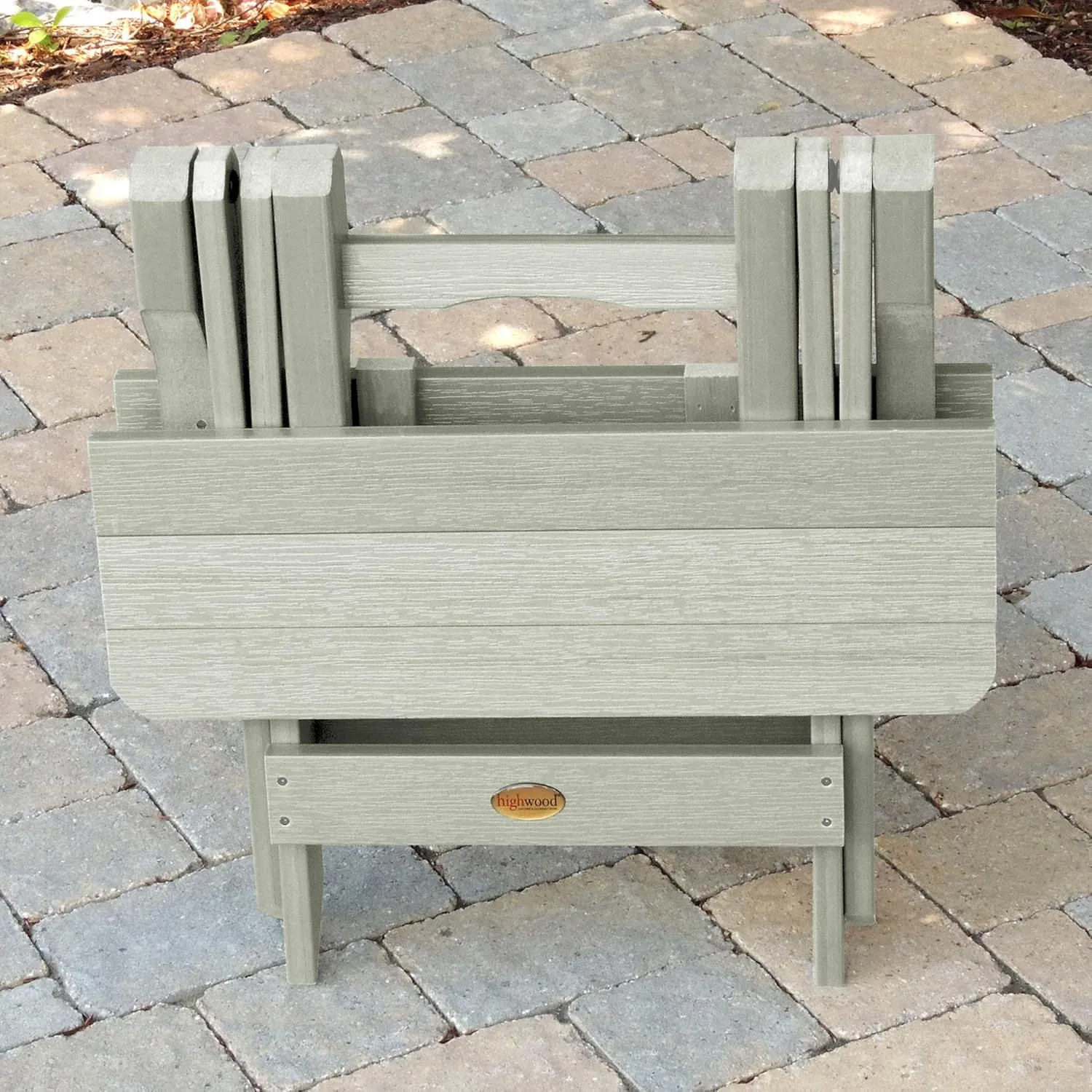 Highwood AD-TBS1-EUC Folding Adirondack Side Table, Eucalyptus
