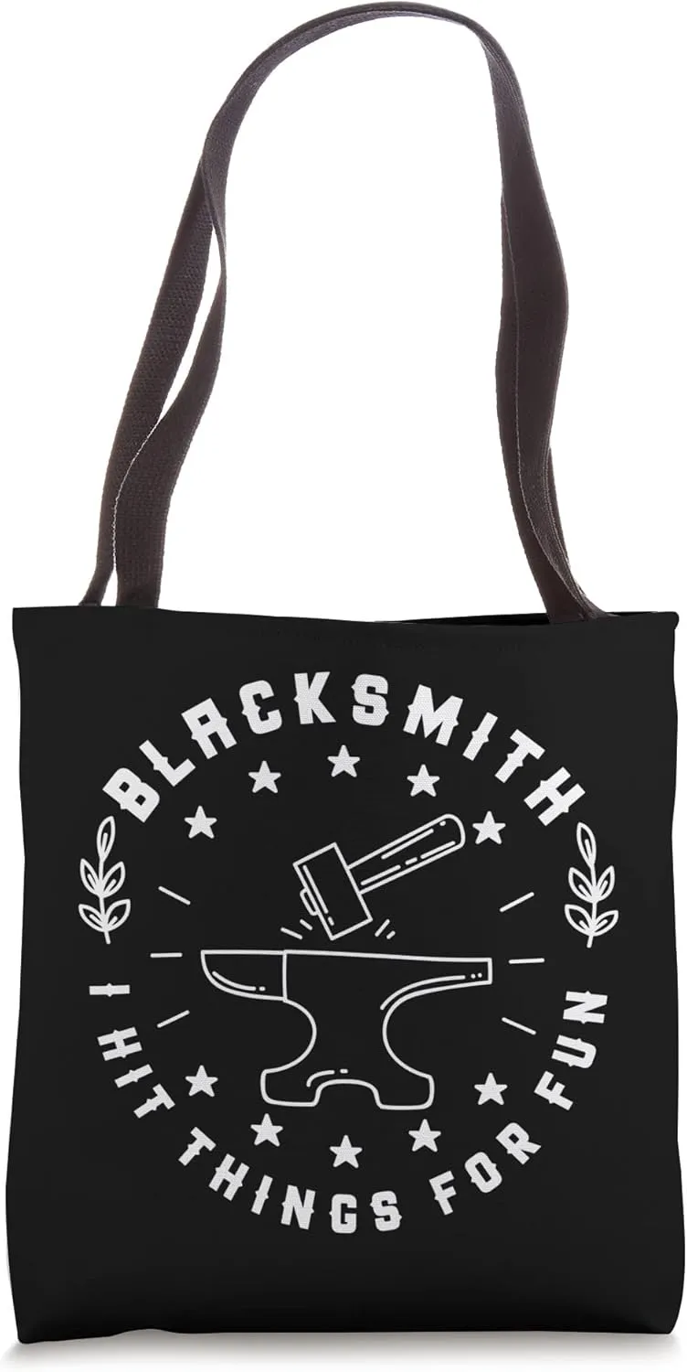 Hit for fun metalworker craftmanship Tote Bag
