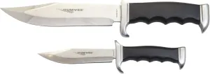 Humvee HMV-BC-02-BK Bowie Knife Combo Set with Stainless Steel Blade, Black