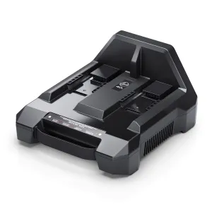 HVRPWR 40V Dual Bay Charger, CH07250, Black