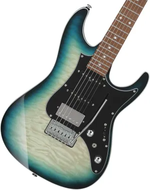 Ibanez Premium AZ24P1QM Electric Guitar - Deep Ocean Blonde