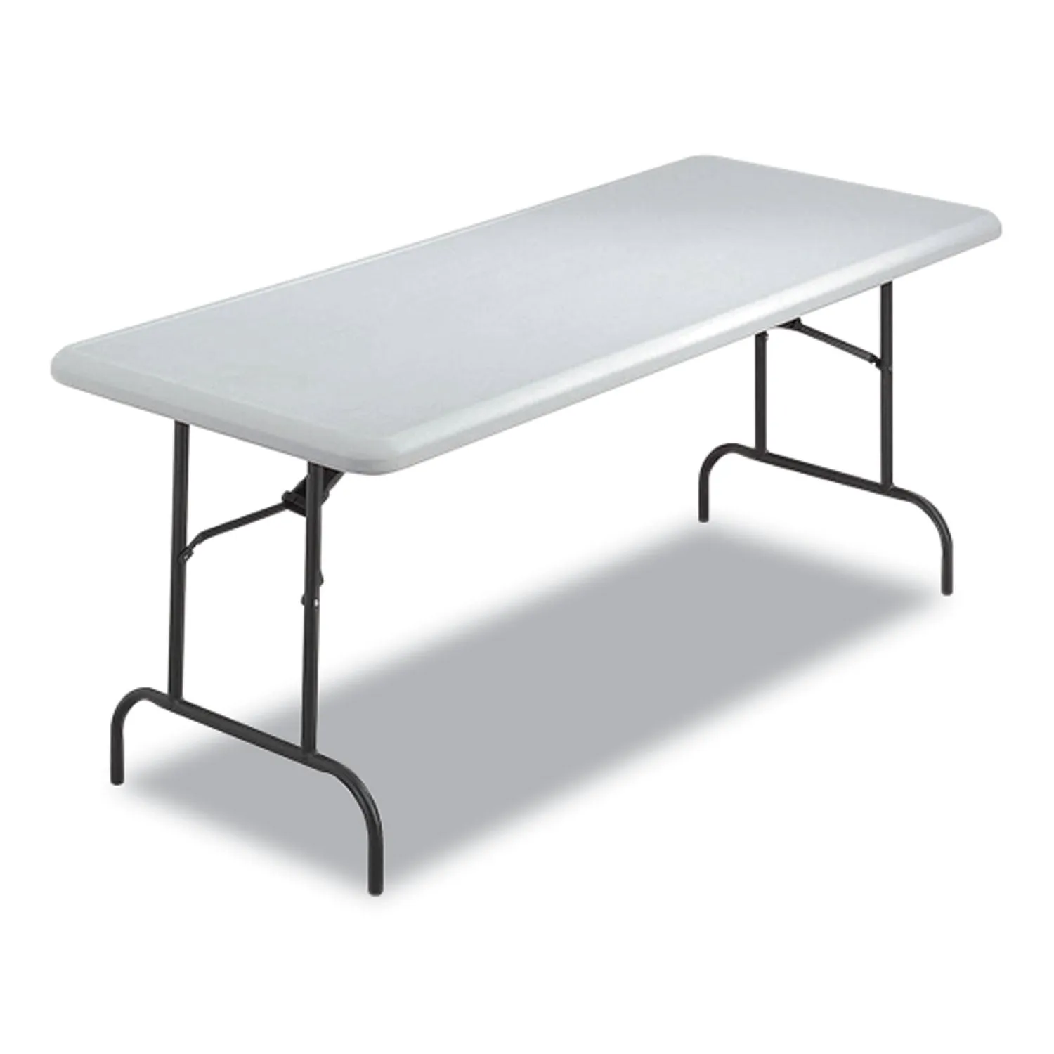 Iceberg IndestrucTables Too 600 Series Folding Table, Rectangular, 72" x 30" x 29", Platinum