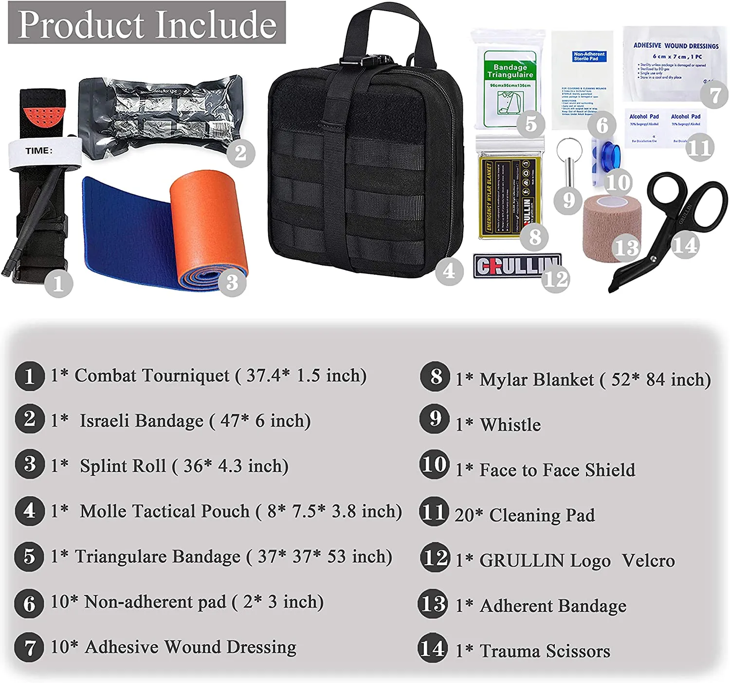 Ifak Trauma Splint Kit for Wound Care