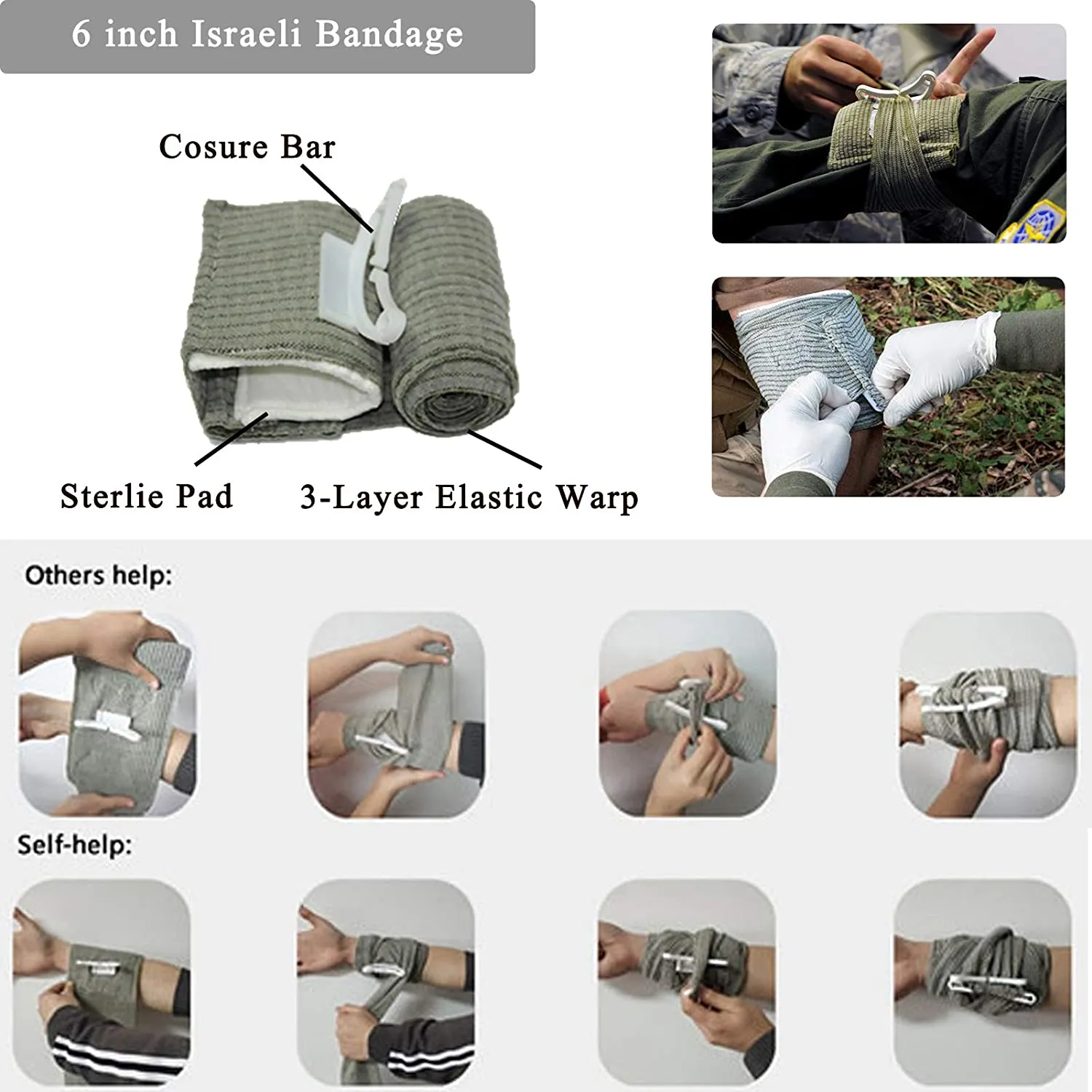 Ifak Trauma Splint Kit for Wound Care