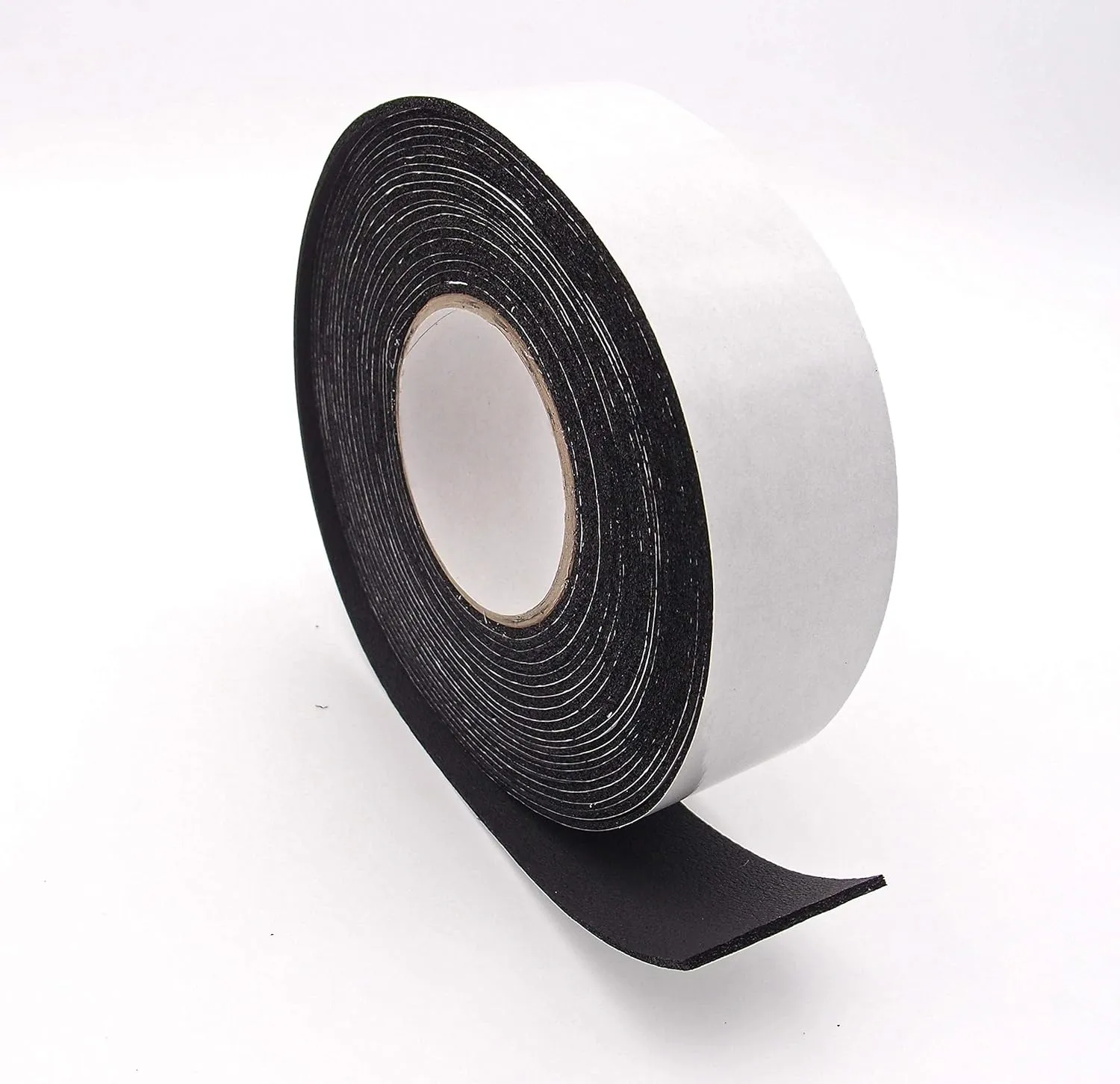 Insulation Black Foam Tape Adhesive Seal for Pipes, Doors, Windows - Universal Weather/Air Sealer, Waterproof - 2" x 30' Roll (1/8" Thick)