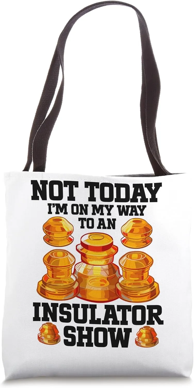 Insulator Collector Antique Telegraph Insulator Tote Bag