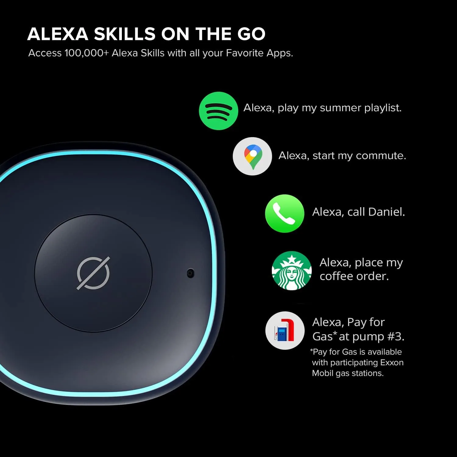 iOttie Aivo Boost Alexa-Built In Car Charger, USB-C PD / USB-A QC, Fits Apple, Android, Google Devices