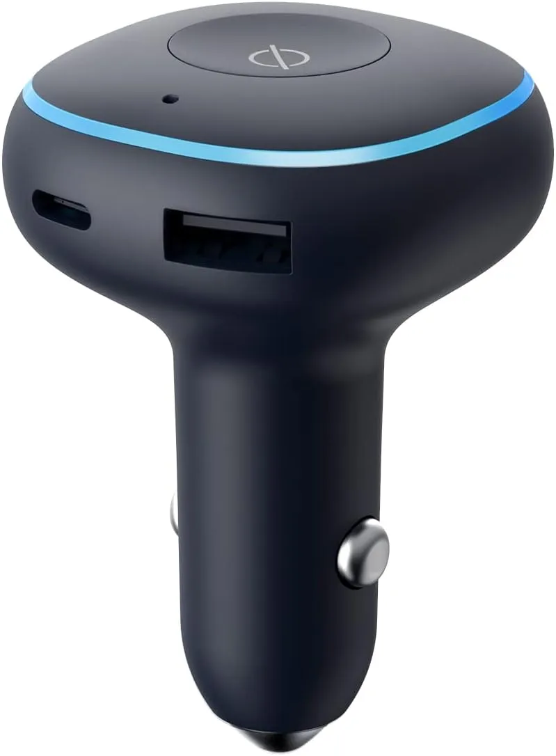 iOttie Aivo Boost Alexa-Built In Car Charger, USB-C PD / USB-A QC, Fits Apple, Android, Google Devices