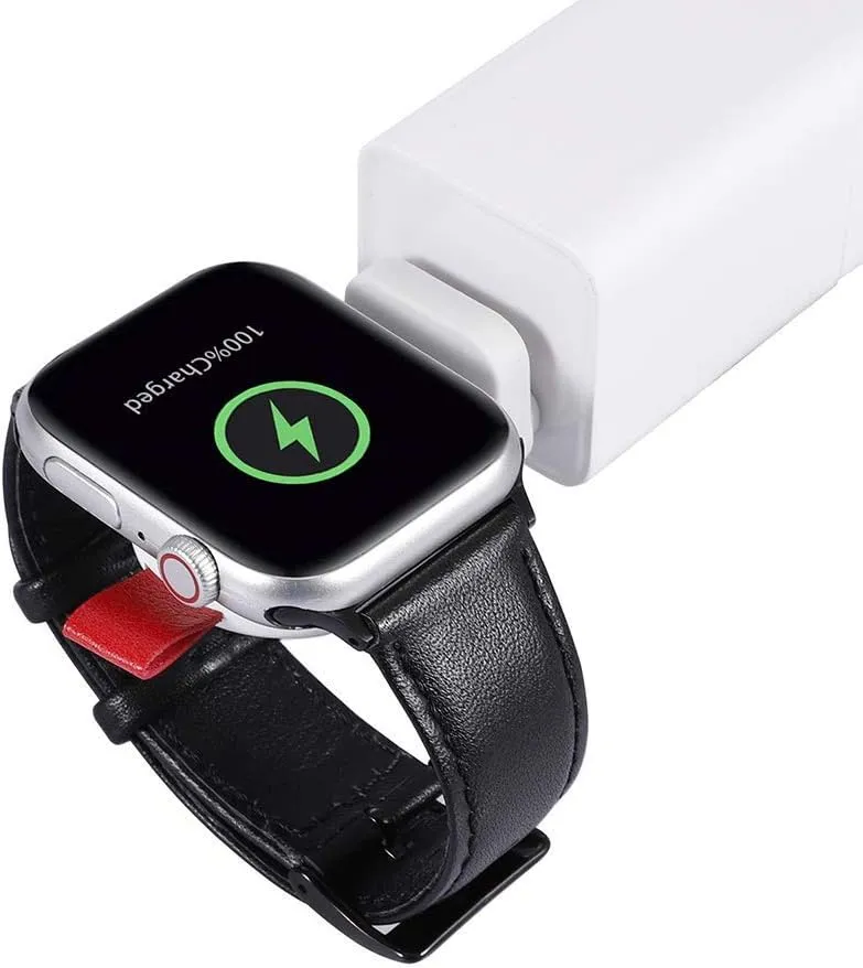 i.VALUX 2Pack Portable Charger for Apple Watch Travel USB Wireless iWatch Charger,Lightweight Cordless Charger Magnetic Smart Quick Charging for Apple Watch Series 10/9/8/7/6/5/4/3/2/1 Ultra SE Nike 