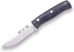Joker Bushcraft Sports Knife Lynx 111, Blade 4.13 inches of Böhler N695, Available in different case and handle options, Tool for Fishing, Hunting, Camping and Hiking (Micarta Canvas, Kydex Sheath   FireStarter)