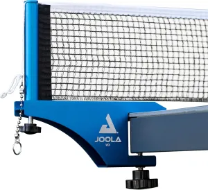 JOOLA Professional Grade WX Aluminum Indoor & Outdoor Table Tennis Net and Post Set - Quick Setup - 72in Regulation Ping Pong Net - Reinforced Cotton Blend Net w/ Adjustable Tensioning System