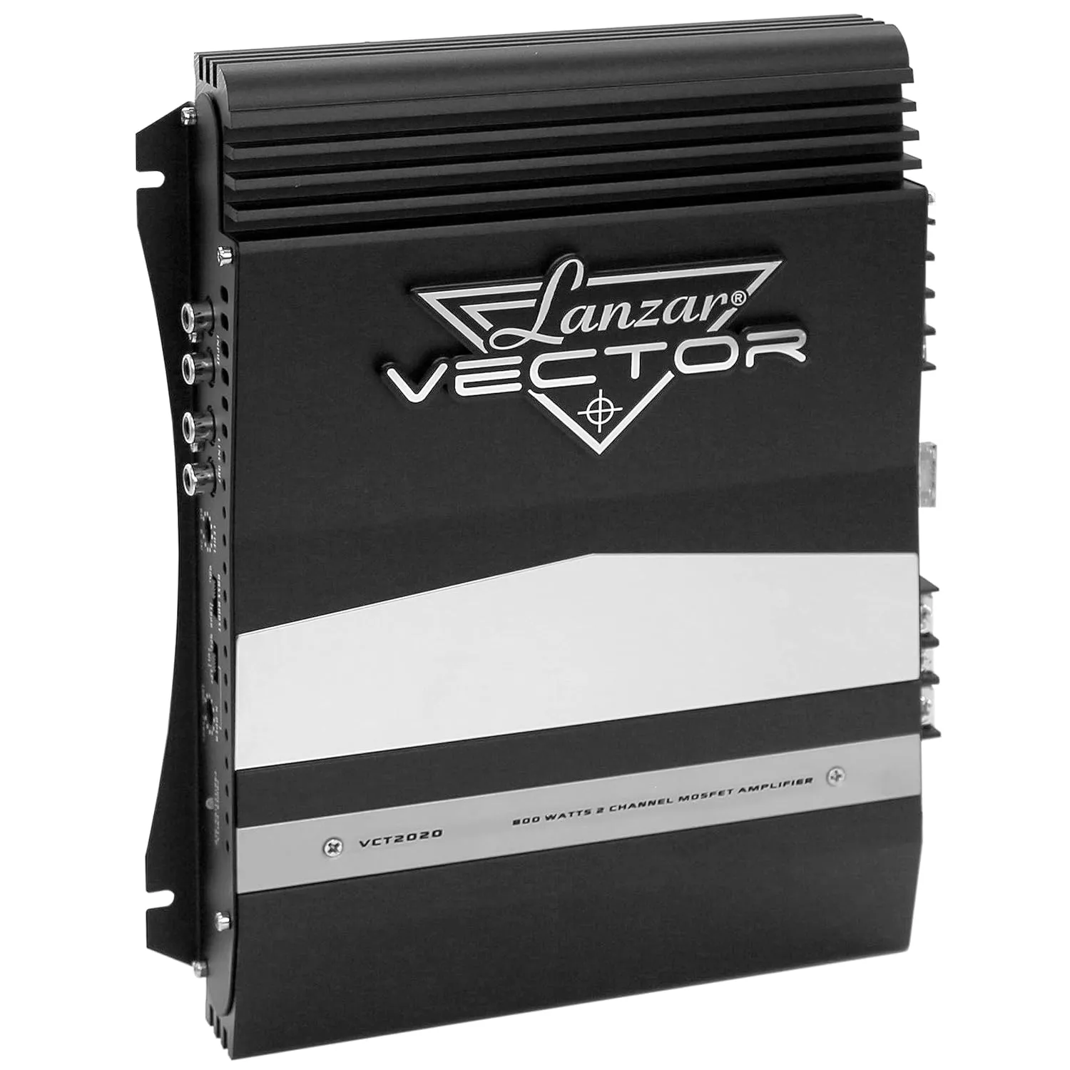 Jovial 2 Channel Car Stereo Amplifier - 36W High Power 2-Channel Audio Sound Auto Small Speaker Amp Box w/MOSFET, Crossover, Bass Boost Control, RCA Input and Line Output