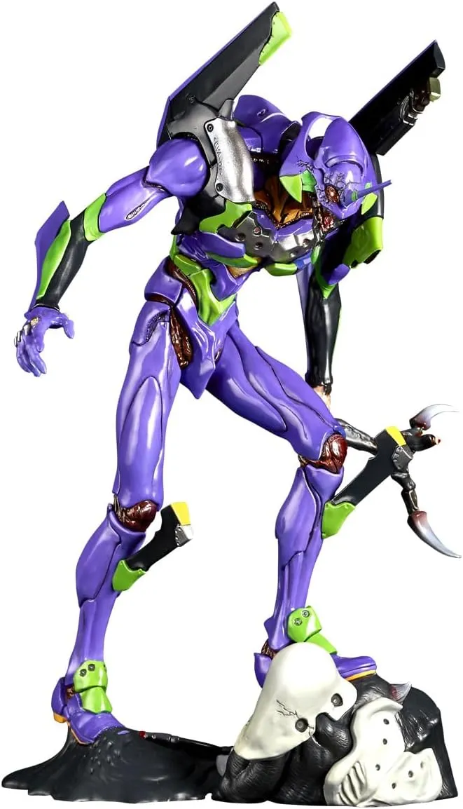 Kaiyodo Artplastic ARTPLA Sculpture Works Evangelion First Unit Runaway Total Height Approx. 9.1 inches (230 mm), Non-Scale, Unpainted, Plastic Model Kit