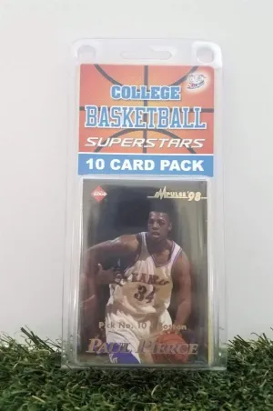 Kansas Jayhawks- (10) Card Pack College Basketball Different Jayhawk Superstars Starter Kit! Comes in Souvenir Case! Great Mix of Modern & Vintage Players for the Ultimate Jayhawks Fan! By 3bros