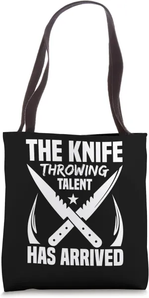 Knifethrower Knife Throwing Talent Knife Lover Knifethrowing Tote Bag