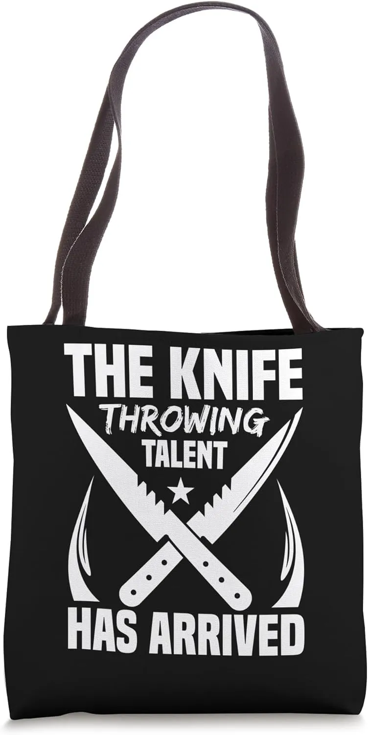 Knifethrower Knife Throwing Talent Knife Lover Knifethrowing Tote Bag