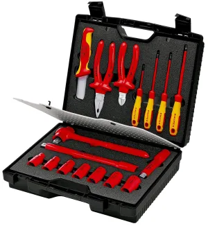 KNIPEX Tools Insulated Tool Set, 17 pc.