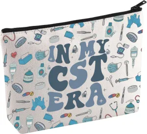 KUIYAI CST Appreciation Cosmetic Bag Best Certified Surgical Technologist Gift Surgical Tech Gift In My CST Era Makeup Bag For Surgery Doctor Nurse (CST Era Mup)