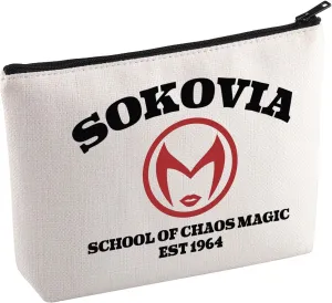 KUIYAI TV Show Merchandise Cosmetic Witch Inspired Gift Bag Woman Hero Magic Makeup Bag For Fans (Sokovia1964Mup)