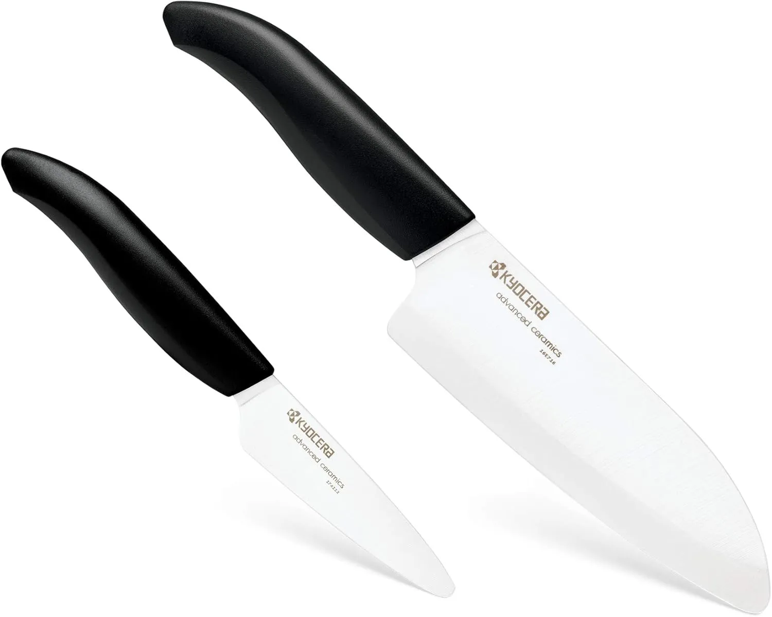 KYOCERA 2-Piece Ceramic Knife Set 5.5" Santoku and 3" Paring knife