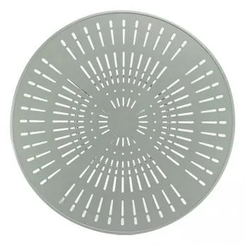 LaStratta 42" Round Stamped Top Dining Table With Hole by Tropitone