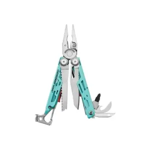 Leatherman Signal® Multi-Tool with Nylon Sheath - Aqua & Silver