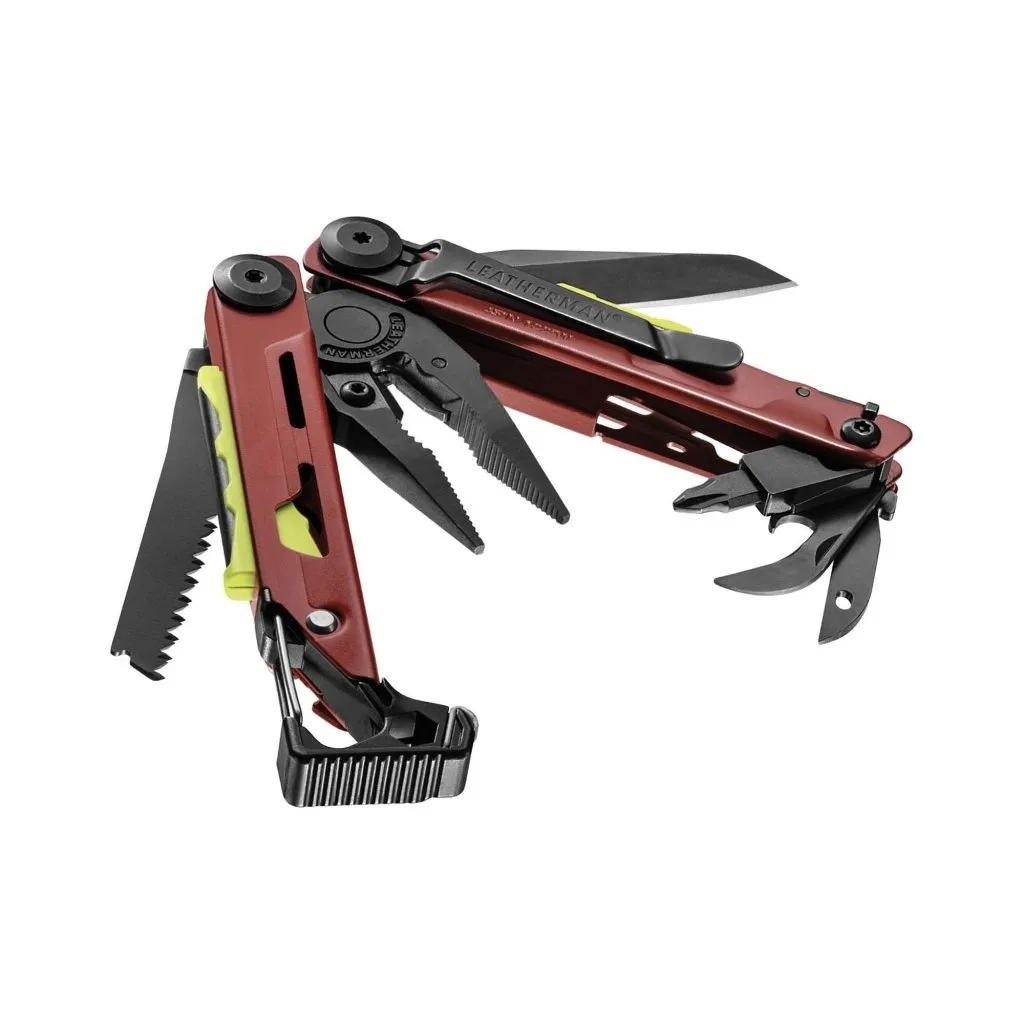 Leatherman Signal Multi Tool with Nylon Sheath - Red Cherakote