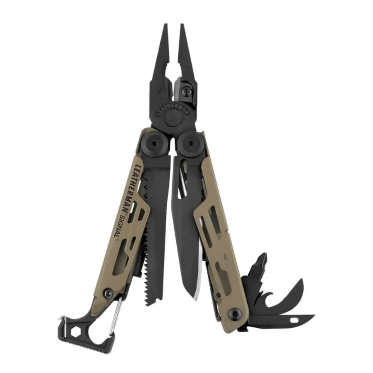 Leatherman Signal® Multi-Tool w/Nylon Sheath - Coyote & Black
