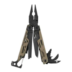 Leatherman Signal® Multi-Tool w/Nylon Sheath - Coyote & Black
