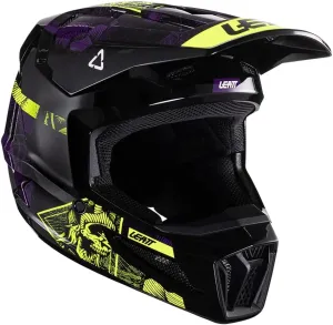 Leatt Helmet Moto 2.5 V24 Blk/Wht #S 55-56cm