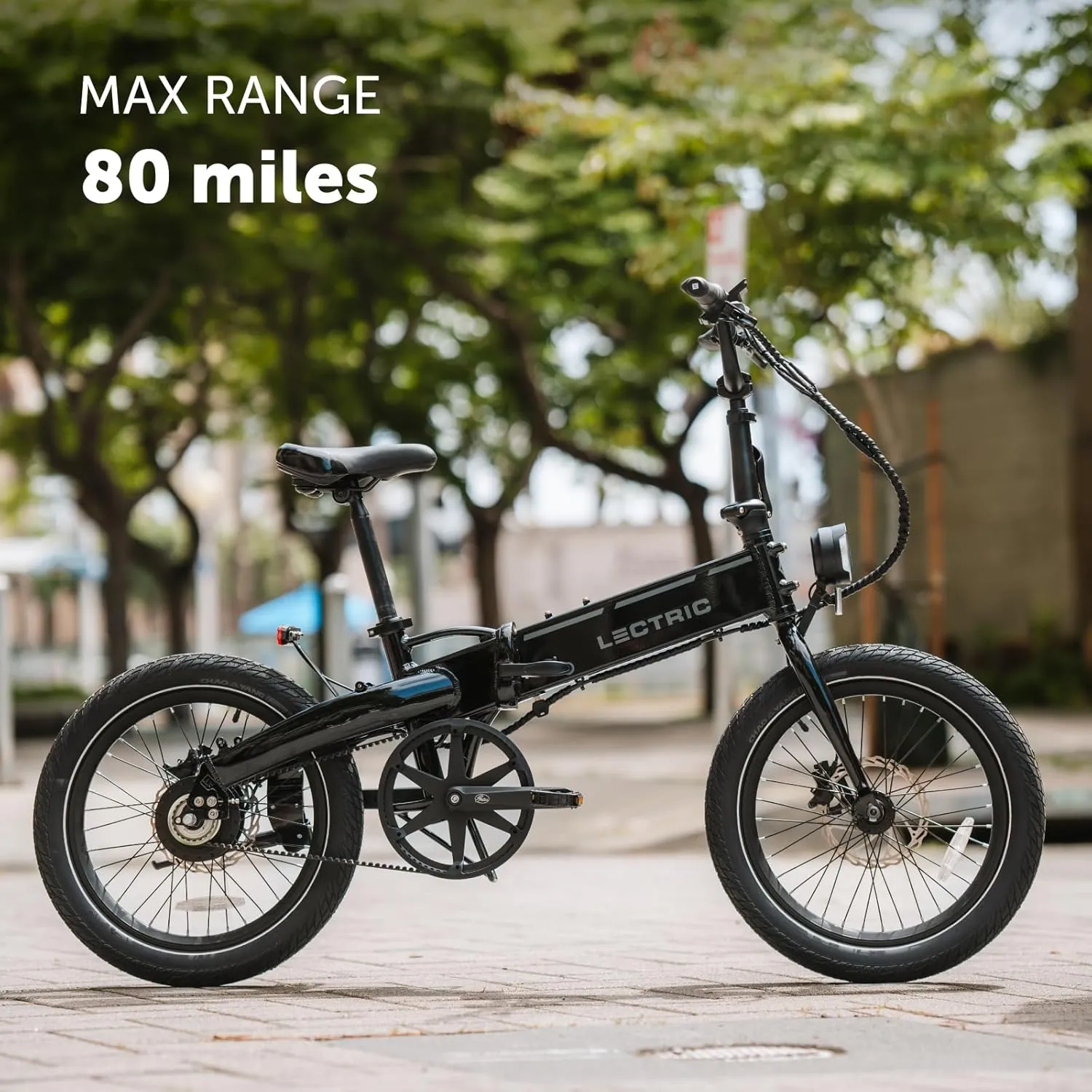 LECTRIC XP™ Lite 2.0 Electric Bike | Adult Folding Bikes - Weighs Only 49lbs | 45 Mile Range w/ 5 Pedal-Assist Levels | 20mph Top Speed - Class 1 and 2 eBike