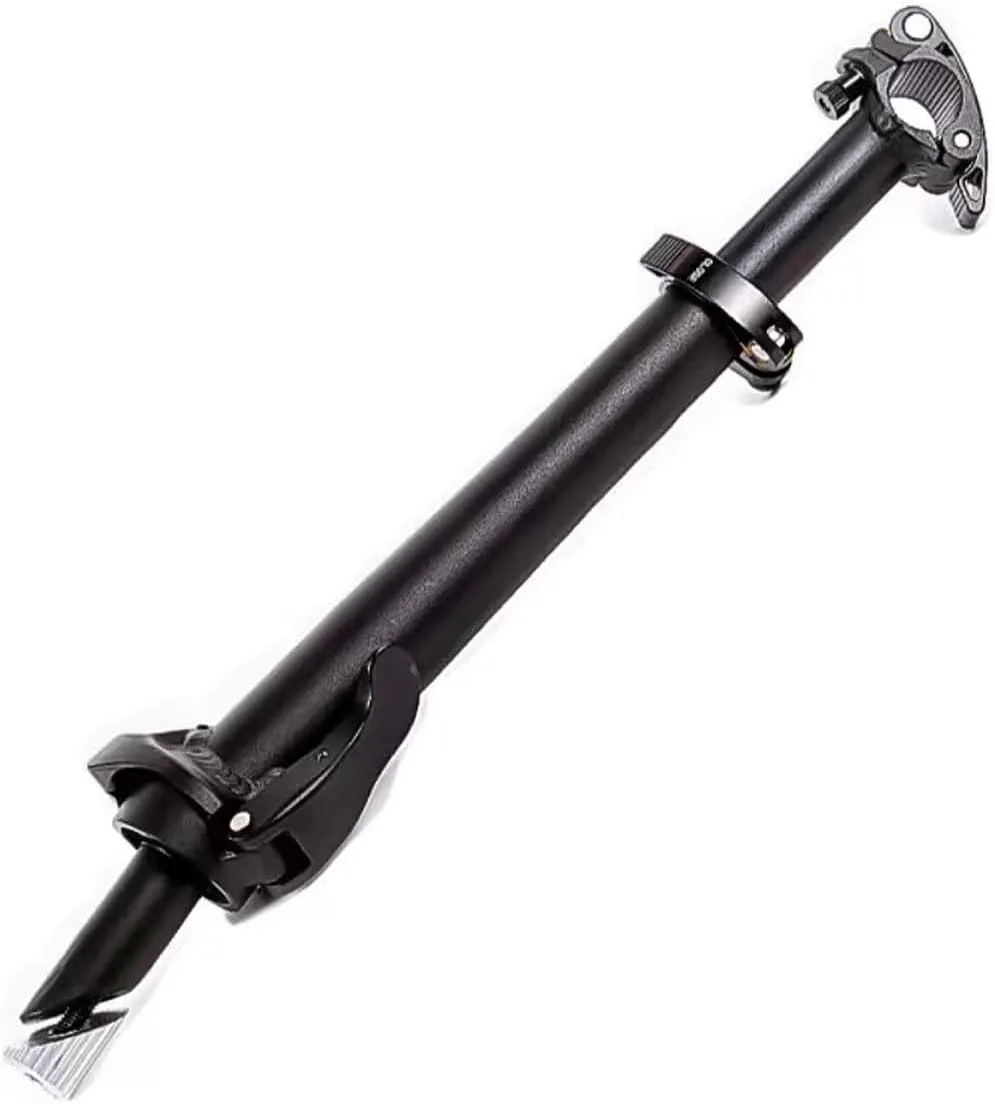 Left Folding Stem Aluminum Alloy 25.4mm×25.4mm Adjustable Stem with Teeth Folding Riser Stem Set Bicycle Accessories