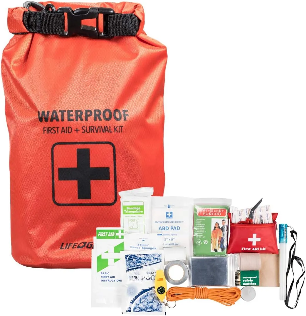 Life Gear Dry Bag 130-Piece First Aid & Survival Kit (41-3820)
