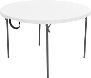 Lifetime Light Commercial Fold-in-Half Round Table, 4-Foot