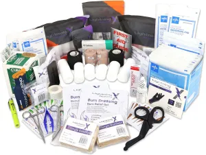 Lightning X Basic First Aid Responder EMT Medical Stocked Trauma Fill Kit LXSMK-A