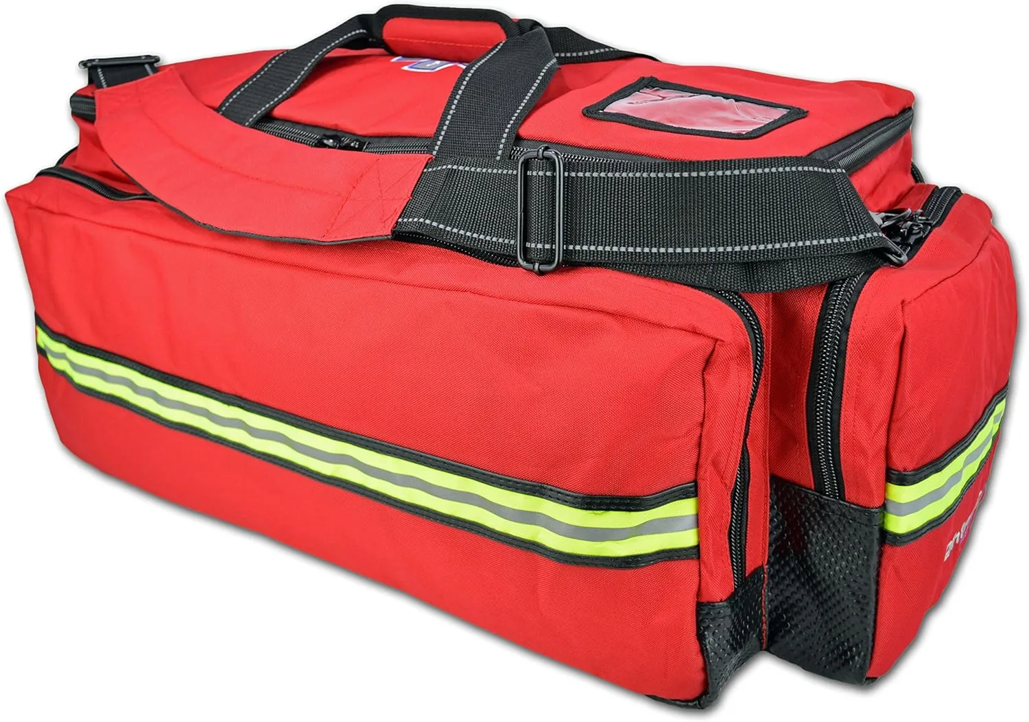 Lightning X MB50 Breathing & Trauma Stocked Gear Bag w/Fill Kit for First Responder EMT - Red