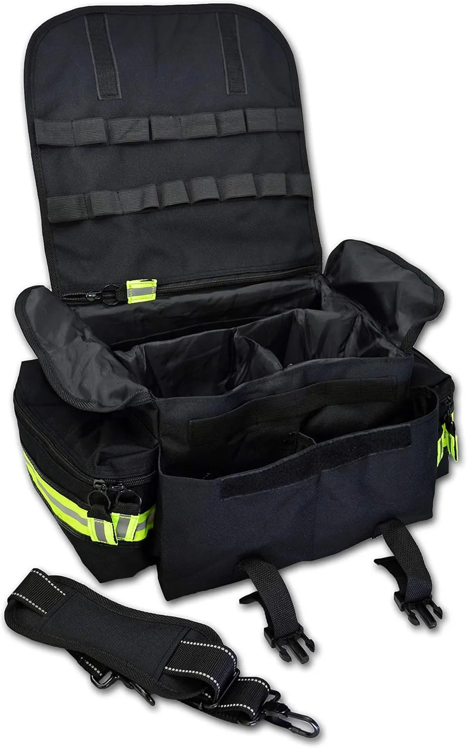 Lightning X Small Medic First Responder EMT Trauma Bag Stocked First Aid Trauma Fill Kit A Stealth Black
