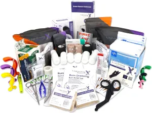 Lightning X Standard First Aid Responder EMT Medical Stocked Trauma Fill Kit LXSMK-B