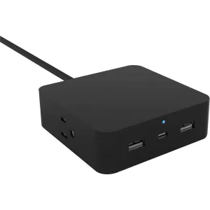 Limitless PowerPro 5-Device Charger with 2X USB Ports, 1x Type-C 20W Power Delivery Port, 2X AC Outlets, and 1,280 Joules of Surge Protection (Black)