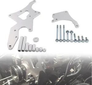 LS Serpentine Bracket & Alternator Power Steering Pump Swap Conversion - Compatible with Chevrolet LS1 LS2 LS3 LS6 LS7 Engines 4.8L 5.3L 6.0L 6.2L Truck & SUV Engines