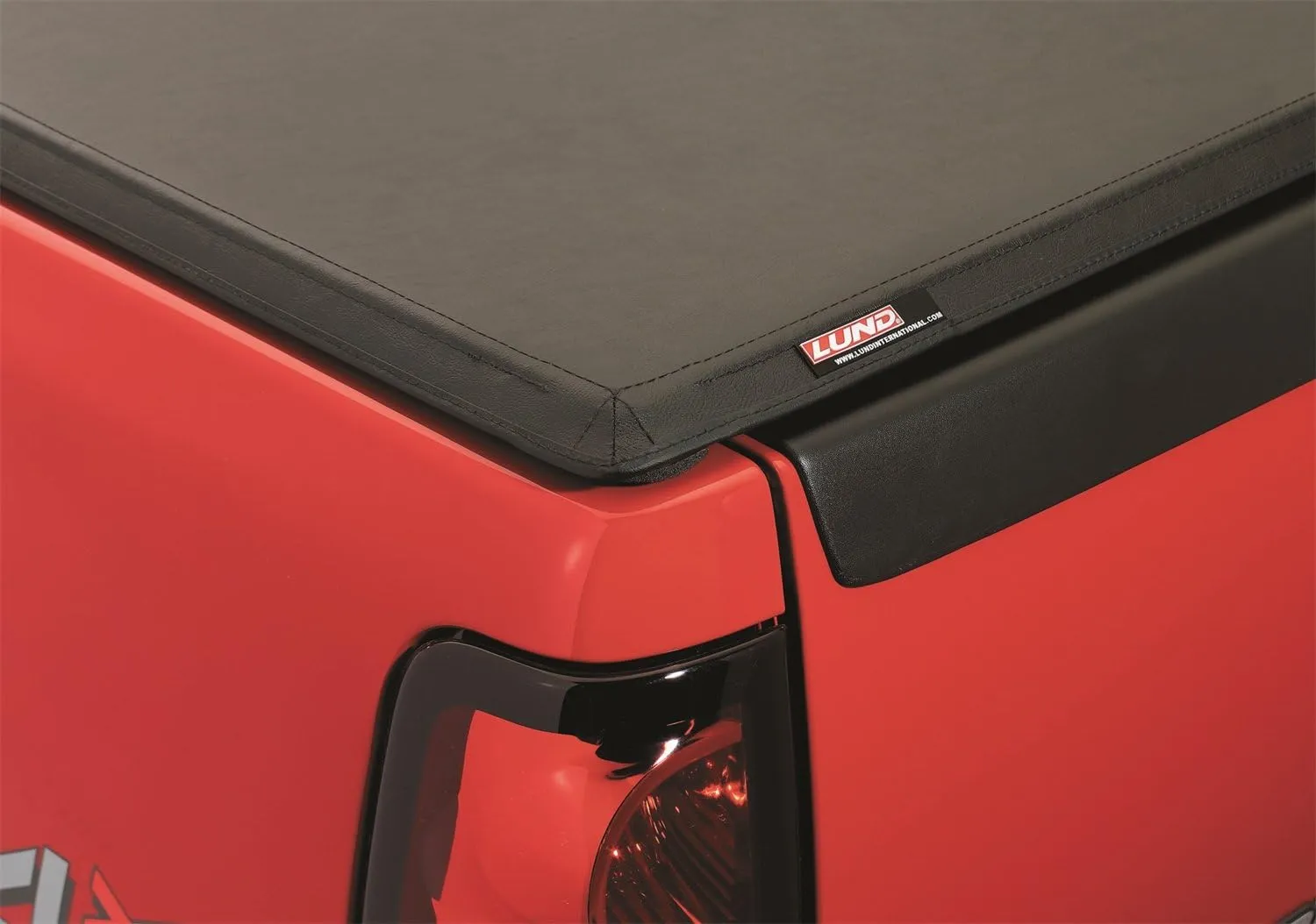 Lund Genesis Tri-Fold Soft Folding Truck Bed Tonneau Cover | 95092 | Fits 2007 - 2013 Chevy/GMC Silverado/Sierra 5' 9" Bed (69.3")