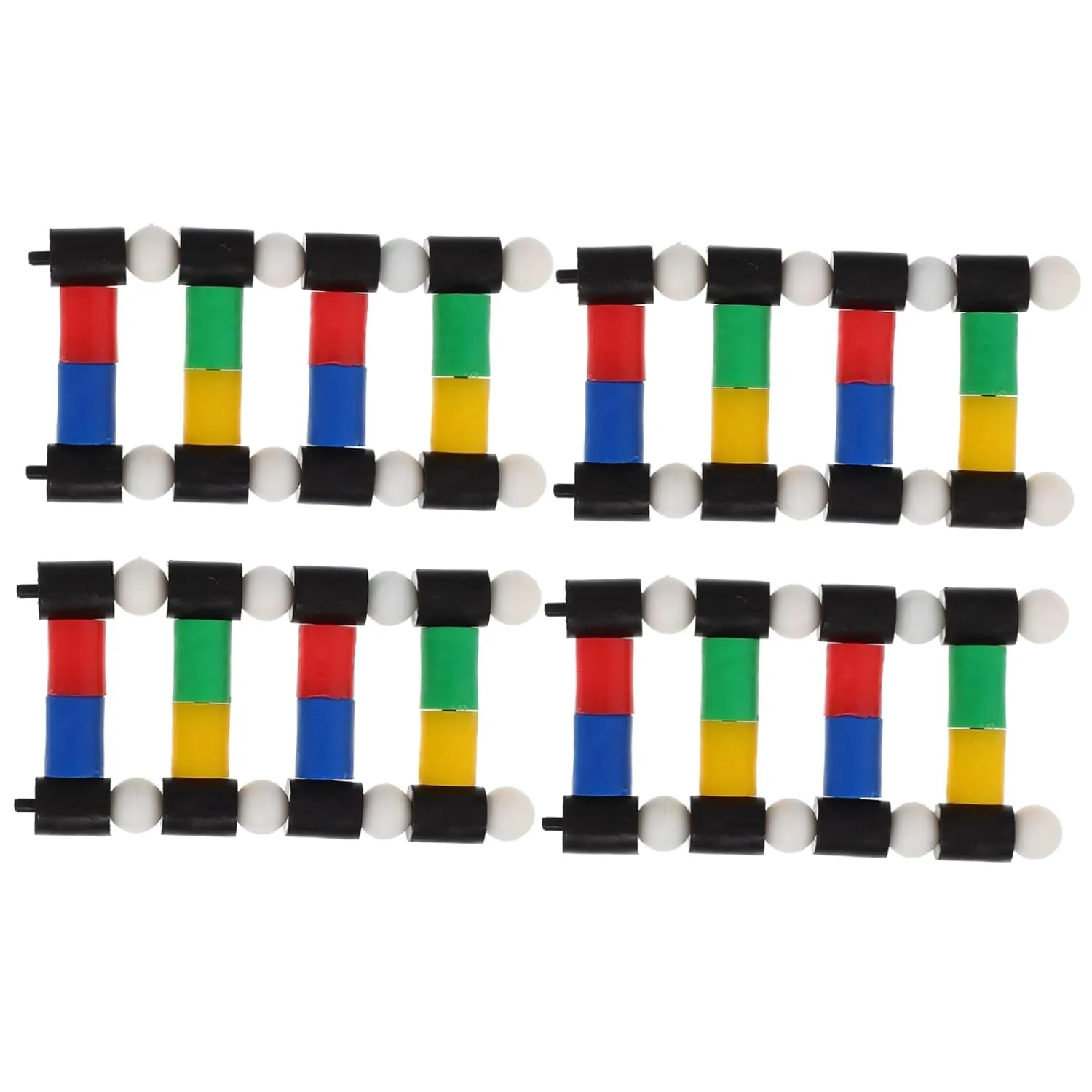 Luxshiny Molecular Models Kit DNA Double Helix Model for Science Education Research Boys and Girls Teaching Tool