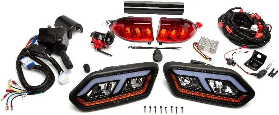 MADJAX Ultimate Plus LED Light Kit for Club Car Tempo Golf Cart Models | Automotive-Style, Street-Ready Kit | Compatible with 2018-Up Tempo Models
