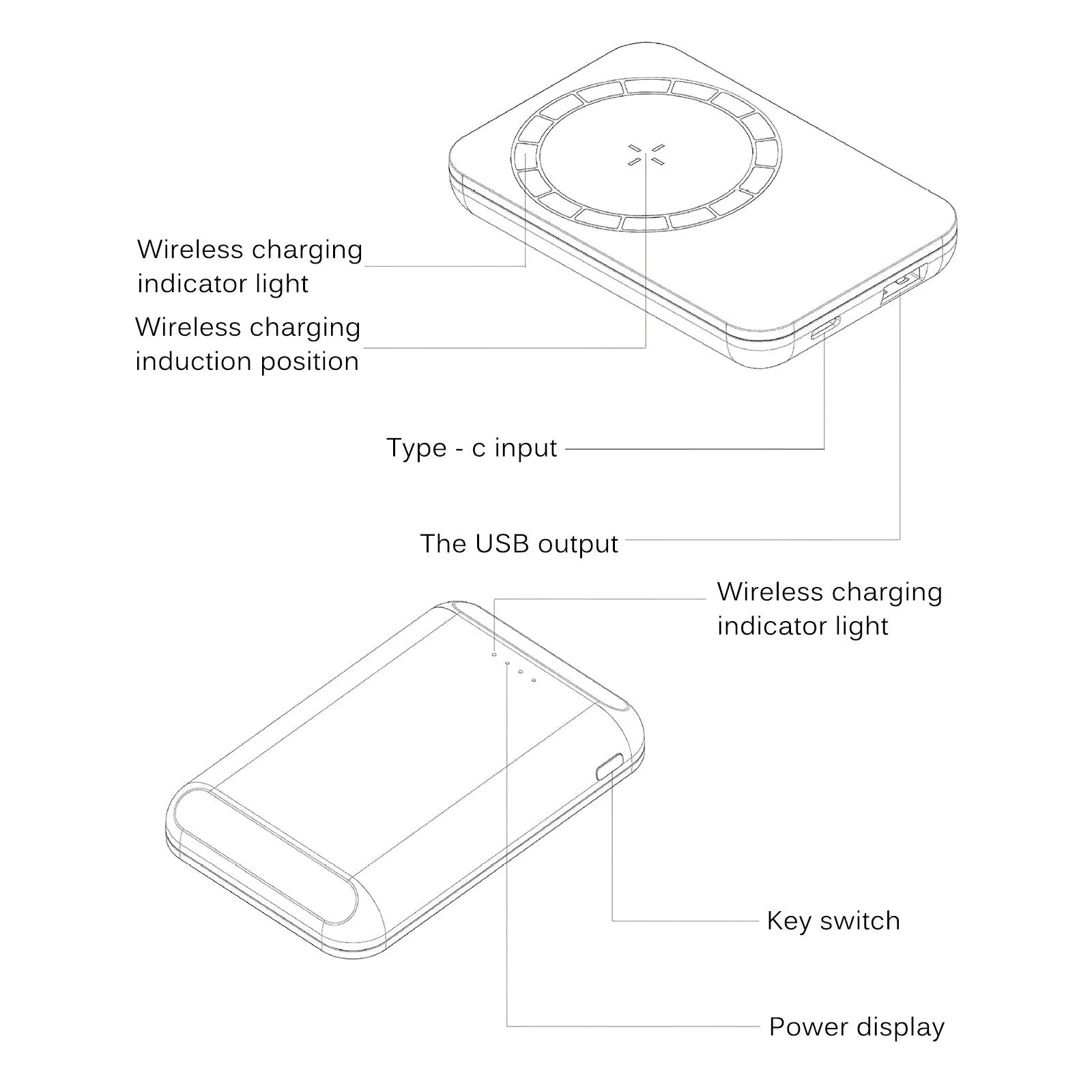 MagnetMate 5000mAh Portable Power Bank