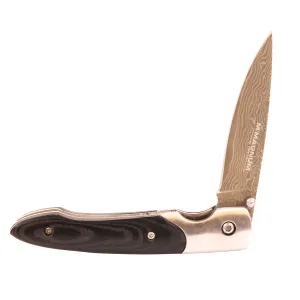 Magnum Damascus Sr Bk Micarta