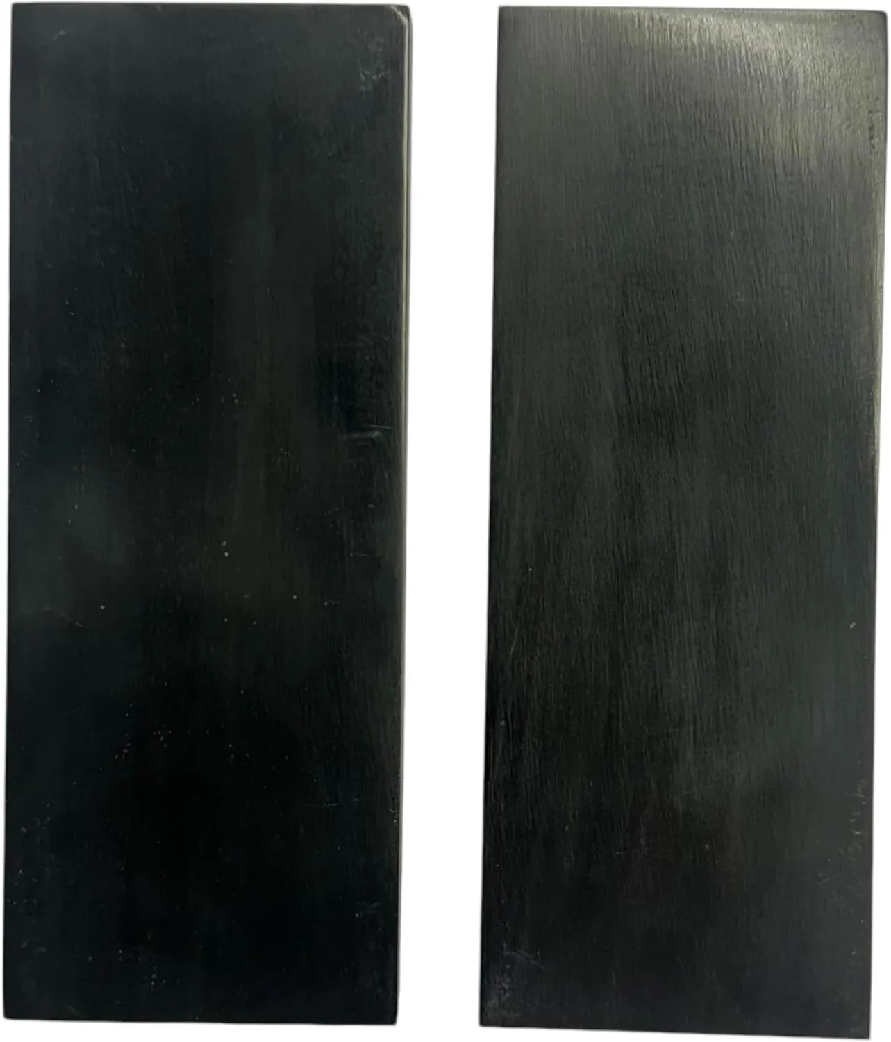 Malayan Products Black Buffalo Horn Scales Large, Wide Buffalo Horn Slabs, 5"x2"x0.25" Buffalo Horn Crafting Material Knife handle Blanks, DIY Grip Material Natural Resource (5"x2"x0.25")