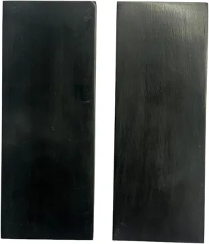 Malayan Products Black Buffalo Horn Scales Large, Wide Buffalo Horn Slabs, 5"x2"x0.25" Buffalo Horn Crafting Material Knife handle Blanks, DIY Grip Material Natural Resource (5"x2"x0.25")