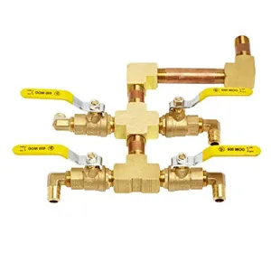 Manifold Kit- Four (4) Ports w/shutoffs, EA1