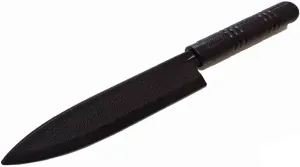 Martial Arts TPR Safety Rubber Kitchen Knife V1 (Movie, Cosplay Props) Training Knife - 11.8"
